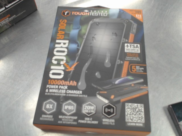 Toughtested solar roc10 10000mah
