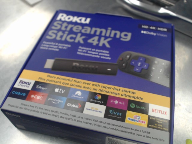 Roku streaming stick 4k