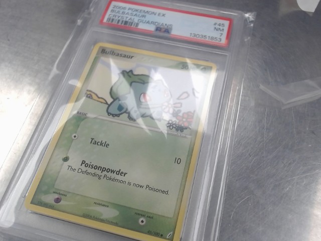 Bulbasaur crystal guardian psa 7