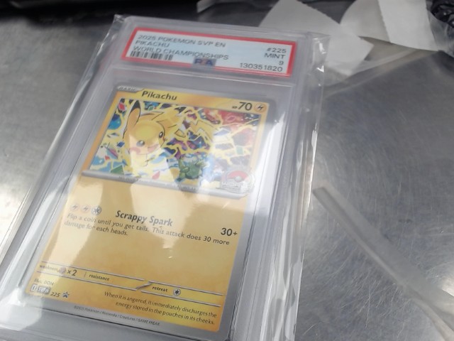 Pikachu world championship psa 9