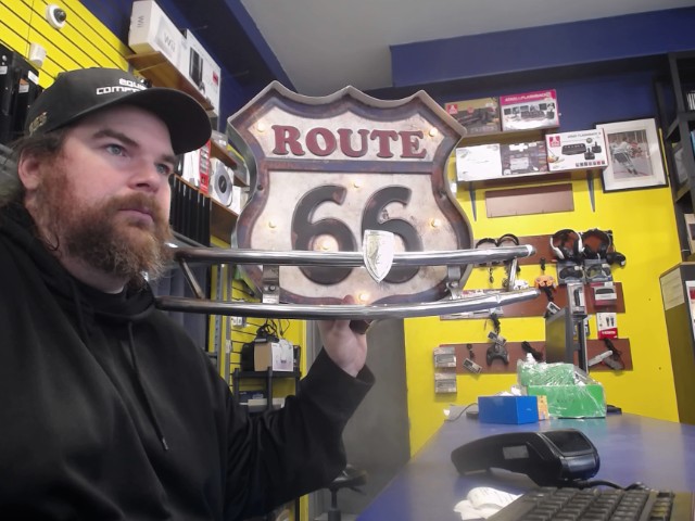 Pancarte route 66 illumin�