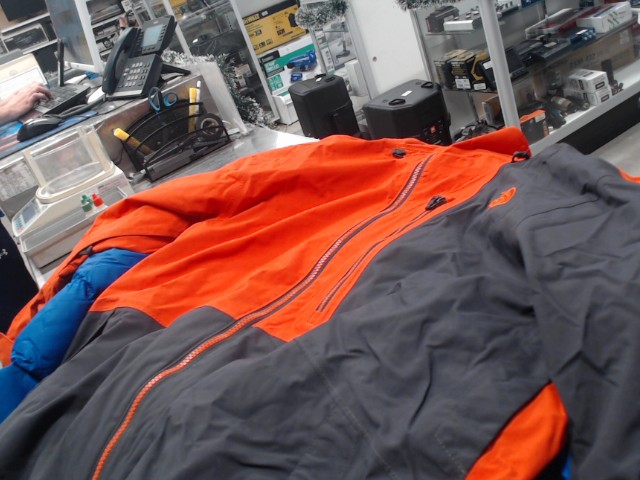 Manteau coupe vent the north face orange