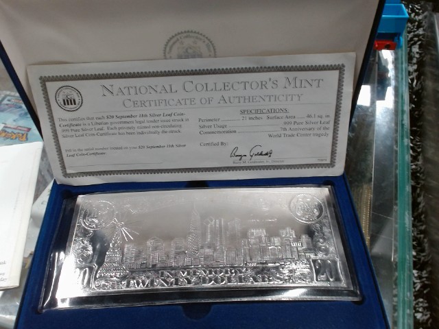 Billet de 20 dollars americain argent