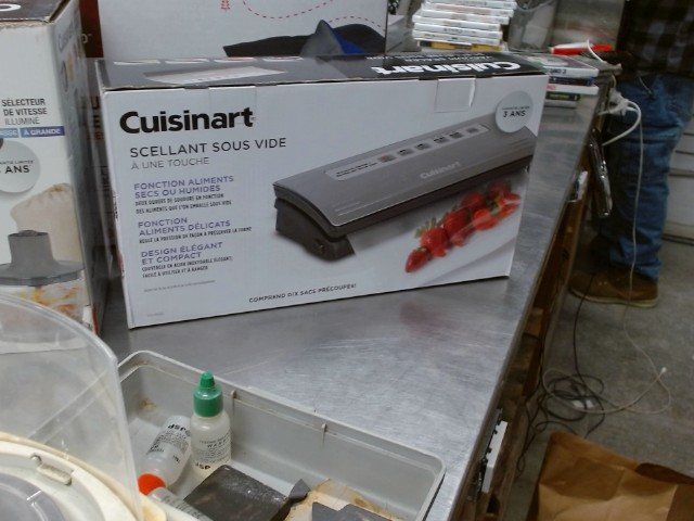 Vacuum sealer cuisinart neuf