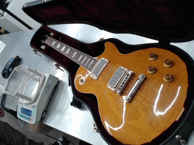 Les paul premium plus amber burst 2002