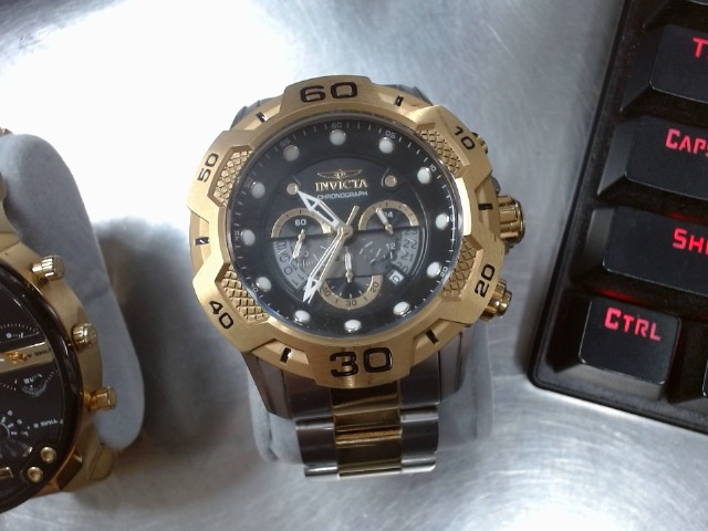 Montre stainless steel coul or/argent