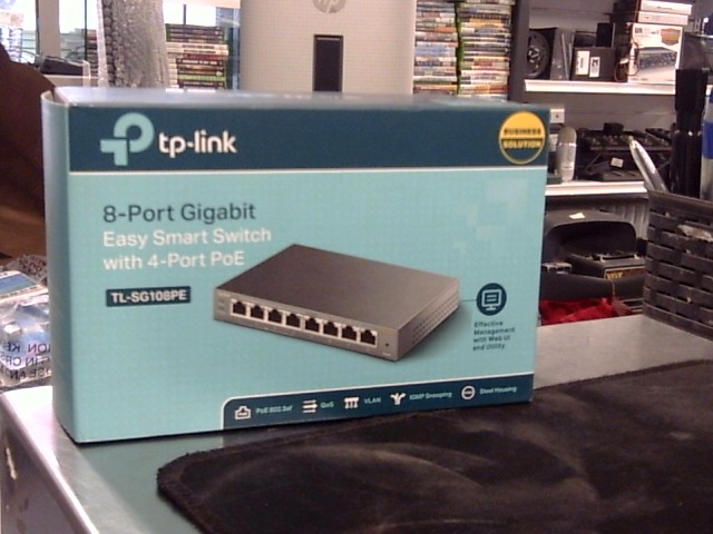 Easy smart switch with 4-port poe