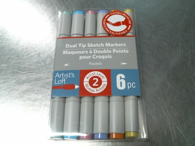 Marqueurs a double pointe pastel