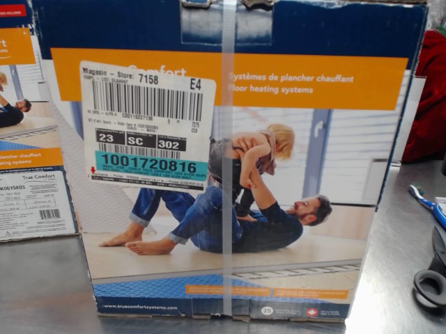 Cable a plancher chaufant