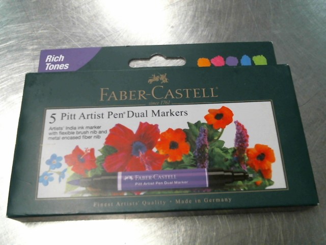 Boite de marqueurs doubles ton riches