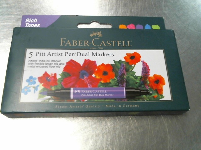 Boite de marqueurs doubles tons riches