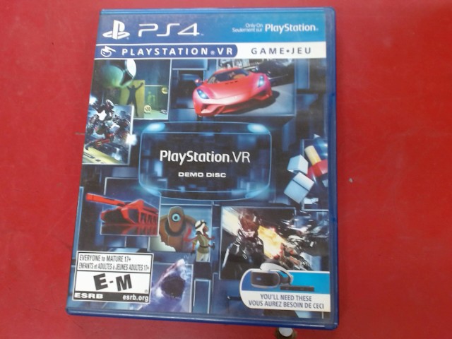 Playstation vr demo disc