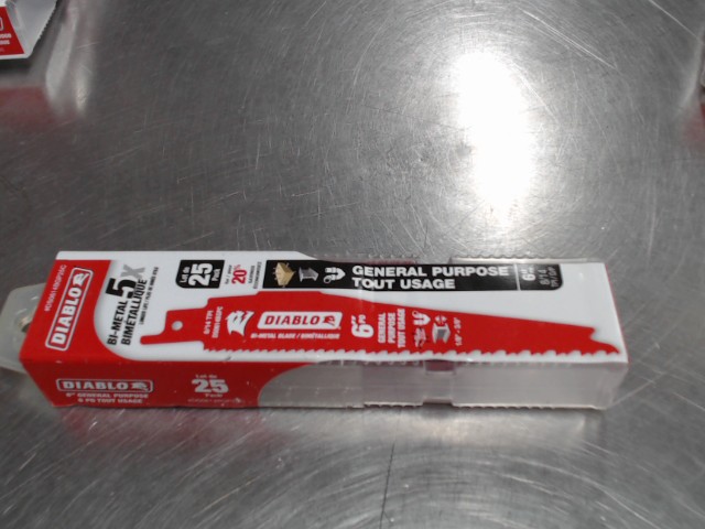 Lot 25 lame scie vas et vient tout usage