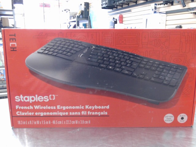 Clavier ergonomique sans fil fr