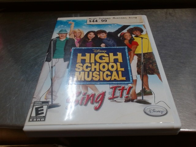 High school musical sing it!