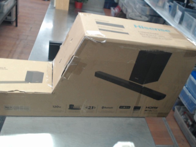 Barre de son + sub + manette dans boite