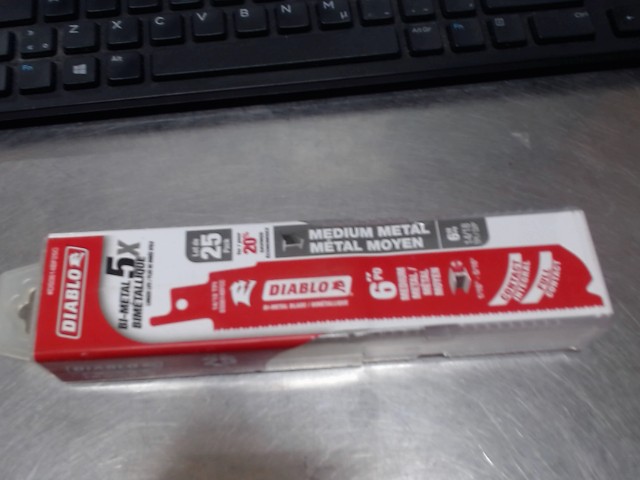 Lots de 25 lames diablo scie va a vien