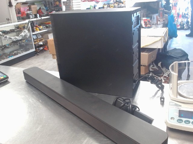 Bluetooth soundbar + sub + man + fils