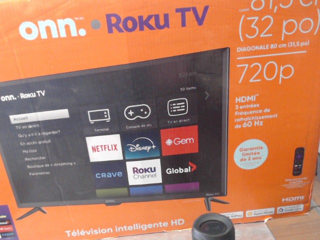 Television smart + manette 32 pouces