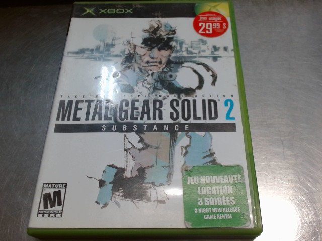Metal gear solid 2 substance