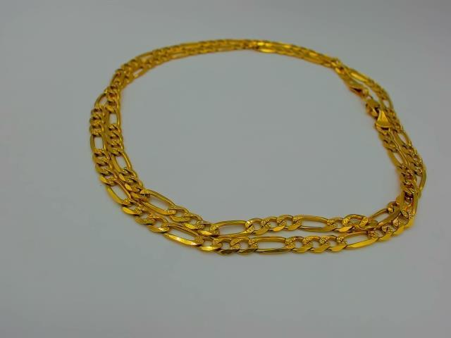 CHAINE FIGARO EN OR 10KT