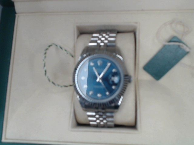 Datejust fluted blue face replica in box