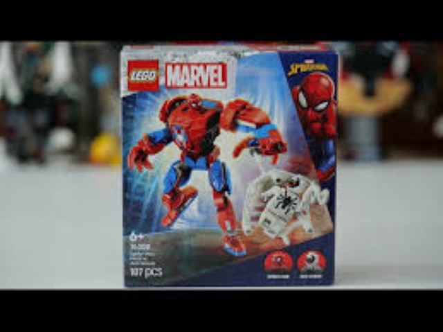 Lego spider man mechvs antivenom