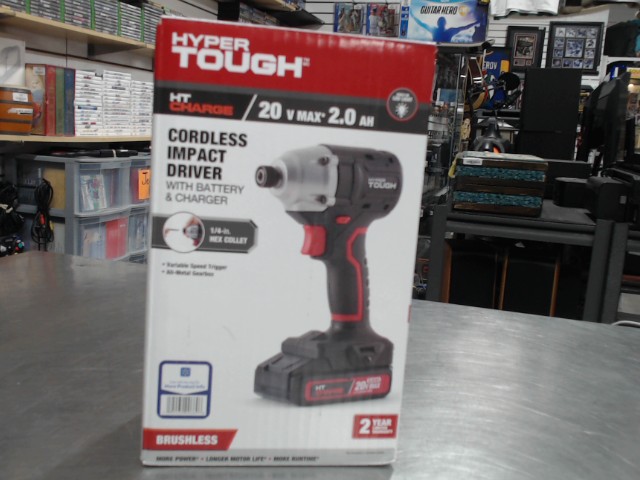 Impact drill 20v avec batterie+chrg(neuf