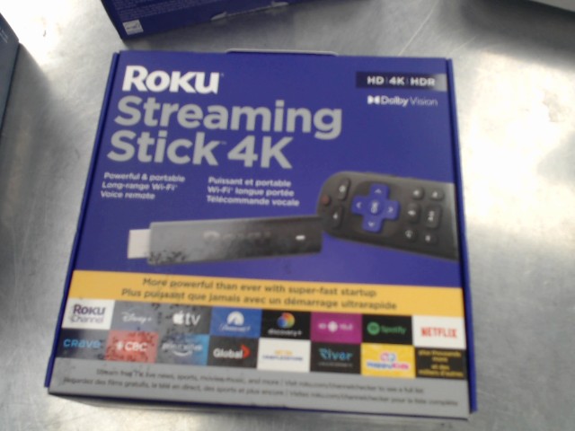 Roku streaming stick 4k new in box