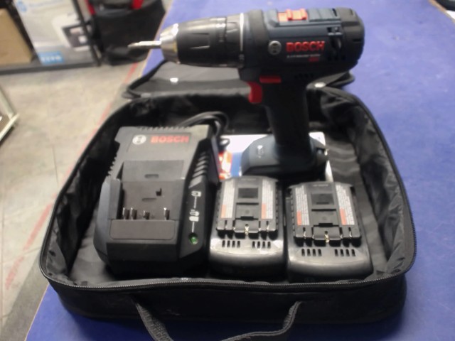 Perceuse sans fil 2 batteries dans case