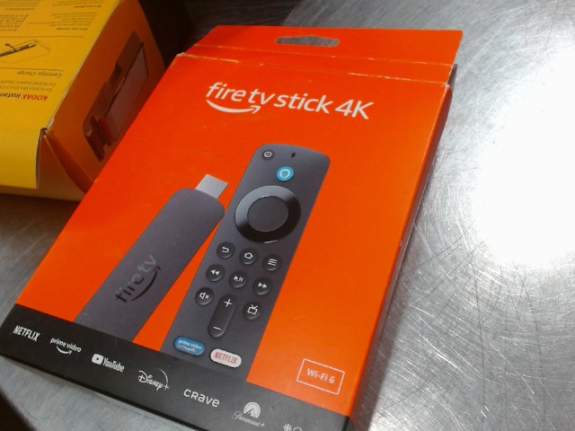 4k amazon fire tv stick in box