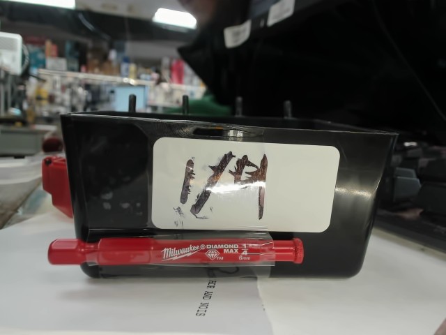 Diamond impact holesaw 1/4