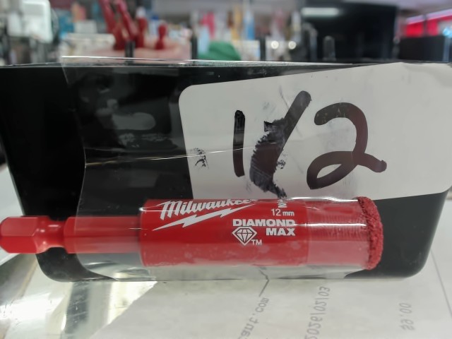 Diamond impact holesaw 1/2