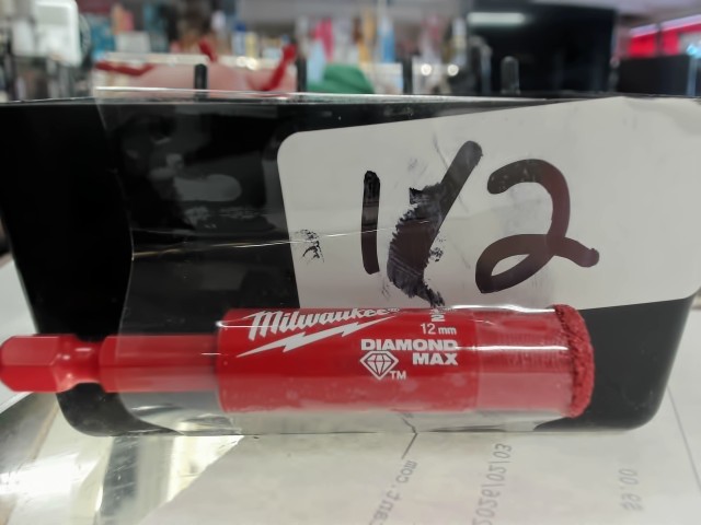 Diamond impact holesaw 1/2