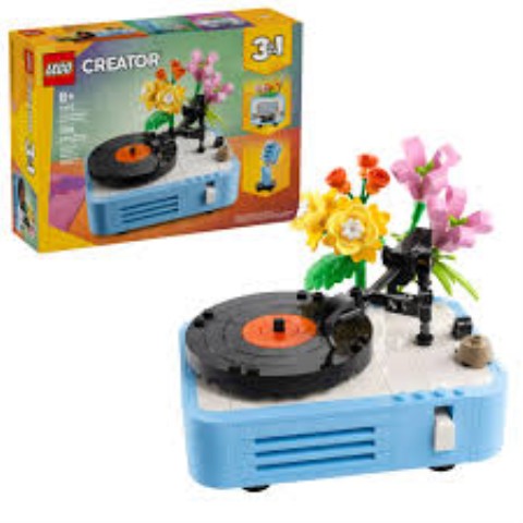 Lego creator 3 in 1 record player with f
