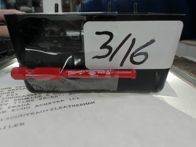 Diamond impact holesaw 3/16