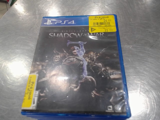 Shadow of mordor jeu ps4