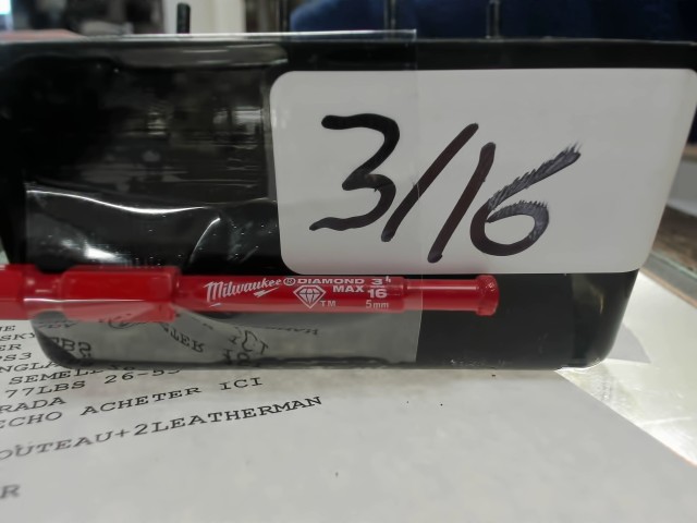 Diamond impact holesaw 3/16