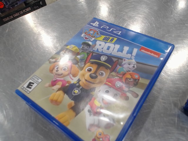 Paw patrols on a roll jeu ps4
