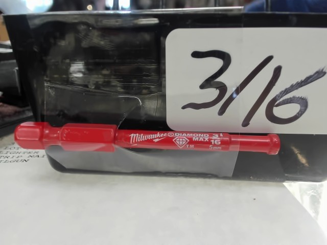 Diamond impact holesaw 3/16