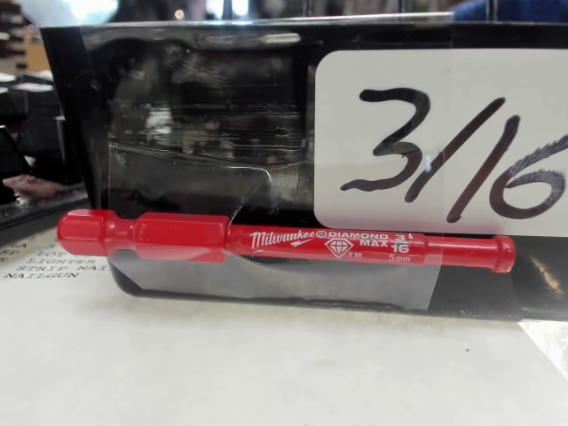 Diamond impact holesaw 3/16