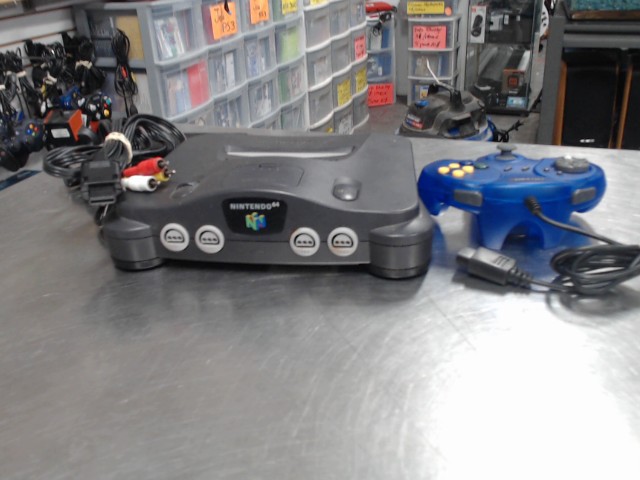 Console nintendo 64 avec fil+man