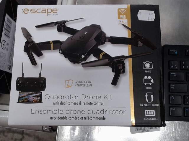 Ensemble de drone quadrirotor
