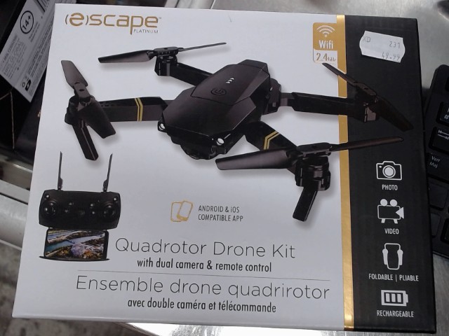 Ensemble drone quadrirotor