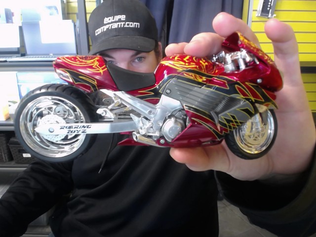 Moto de collection rouge