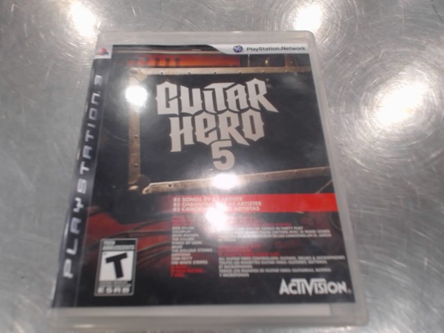 Guitar hero 5 jeu ps3