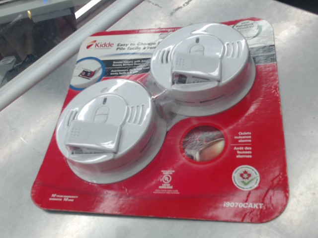 Avertisseur de fume neuf double