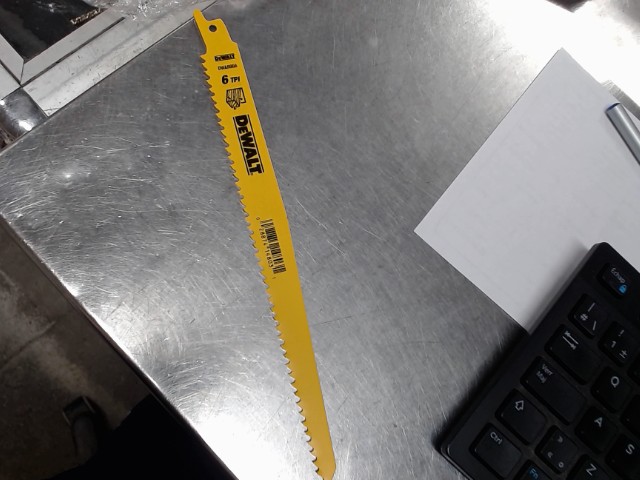 Lame de scie va-et-viens