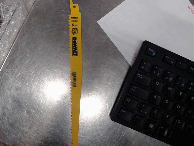 Lame de scie va-et-viens