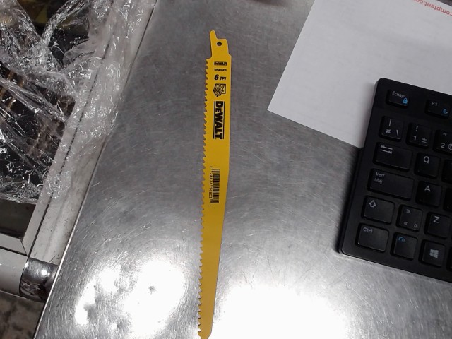 Lame de scie va-et-viens